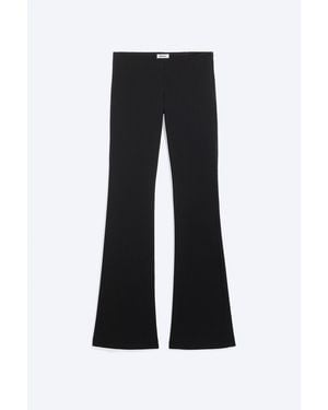Monki Low Rise Bootcut Trouser - Black