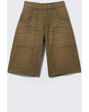 Cheap Monday Dunno Loose Fit Carpenter Jorts - Green