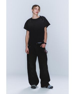 Cheap Monday Cm X Lb Looser Crystallised Jeans - Blau