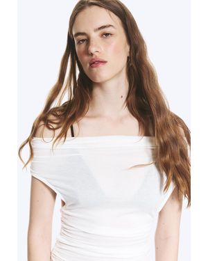 Weekday Open Back Top - White