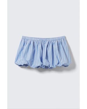 Weekday Balloon Mini Cotton Skirt - Black