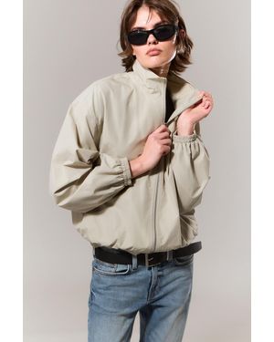 Weekday Hanne H Oversized Track Jacket - White