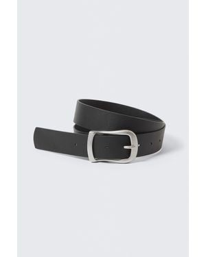 Weekday Faux Leather Belt - Black
