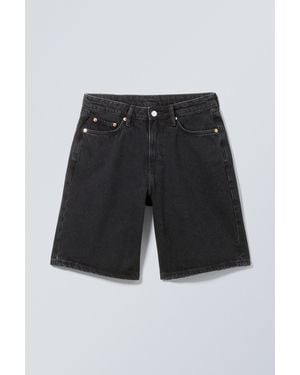 Weekday Monterey Denim Shorts - Black