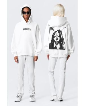 Weekday Gaga Hoodie - White