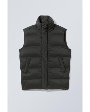 Weekday Makali Puffer Vest - Black