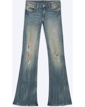 Cheap Monday Booty Bei Low Waist Skinny Bootcut Jeans - Blau
