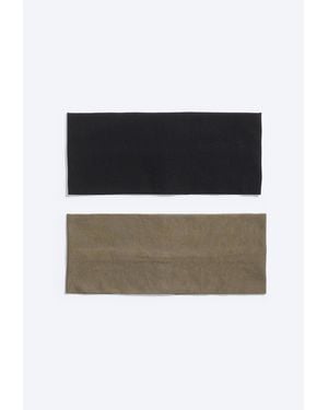 Weekday 2Er-Pack Breite Stirnbänder - Schwarz