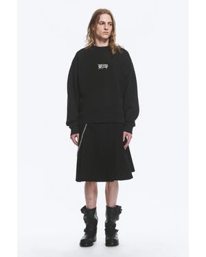 Weekday Yungblud Printed Oversized Sweatshirt - Black