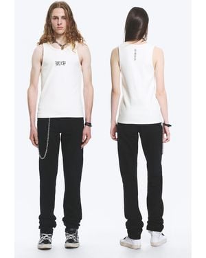 Weekday Yungblud Printed Tank Top - White