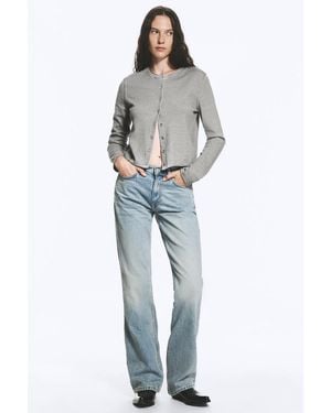 Weekday Mid-Rise Regular Bootcut Organic Jeans - Blue