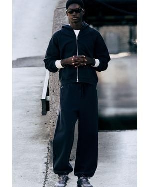 Weekday Mid-Rise Barrel Joggers - Blue