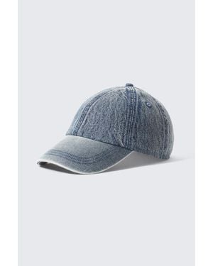 Weekday Baseball Denim Cap - Black