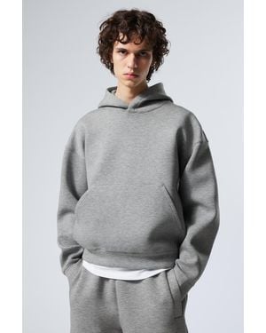 Weekday Simon Scuba Hoodie - Grey