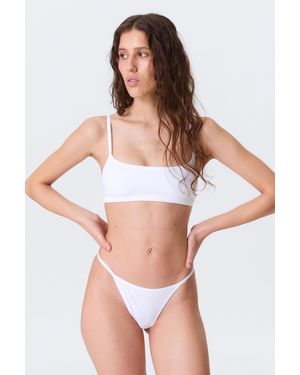 Weekday 3-Pack Soft Cotton Thongs - White