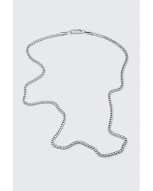 Weekday Classic Curb Chain Necklace - Grey