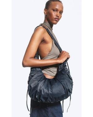 Weekday Crossbody-Bag Mit Raffung - Blau
