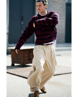 Weekday Barrel Pull-On Trousers - Red
