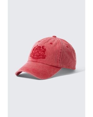 Weekday Besticktes Basecap - Rot