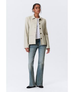 Weekday Lean Buttoned Jacket - Multicolour