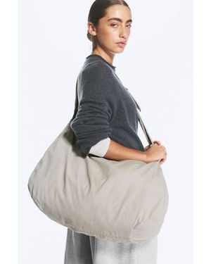 Weekday Half‑Circle Crossbody Bag - Grey