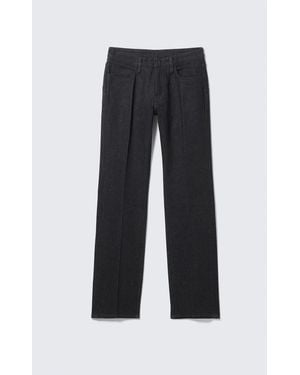 Weekday Jay Low Waist Slim Straight Jeans - Schwarz
