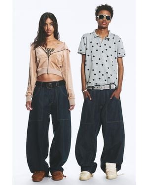 Cheap Monday Dunno Low Rise Loose Barrel Jeans - Multicolour