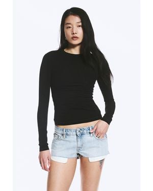 Weekday Slim Fitted Long Sleeve - Black