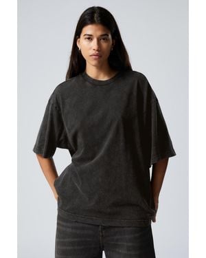 Weekday Soft Oversized T-shirt - Black