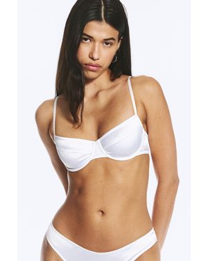 Weekday Balconette Wire Bra - White