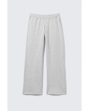 Weekday Low Rise Terry Joggers - Grey