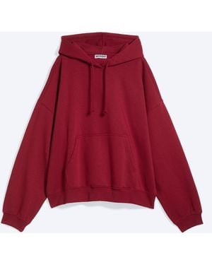 Weekday Hoodie Mit Standard Fit - Rot