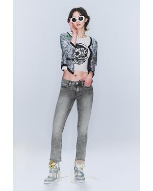 Cheap Monday Sleezie Low Waist Skinny Jeans - Blue