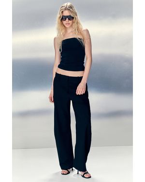 Weekday Barrel Suiting Trouser - Black