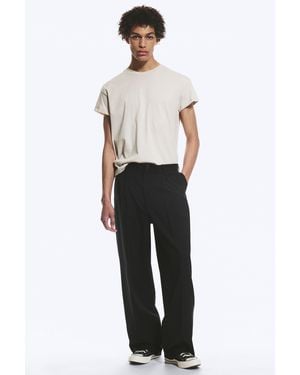 Weekday Uno Oversized Suit Trousers - Black