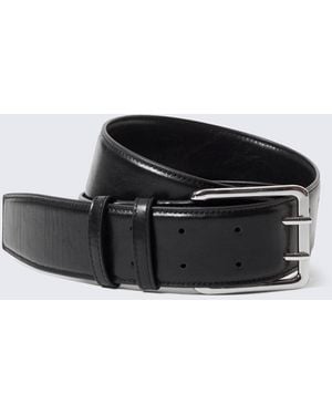Weekday Double Prong Faux Leather Belt - Blue