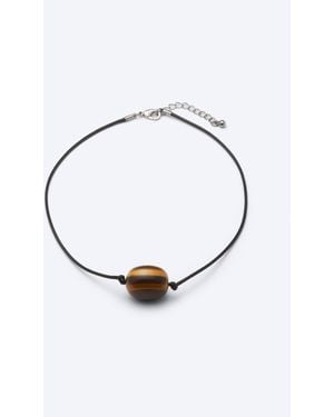 Weekday Beaded Necklace - White