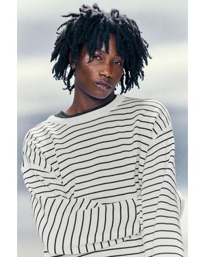 Weekday Knitted Cotton Jumper - Blue