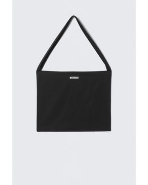 Weekday Canvas Tote Bag - Black