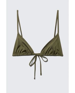 Weekday Triangle Bikini Top - Green