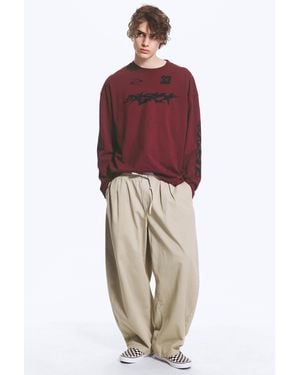 Weekday Barrel Pull-On Trousers - Natural
