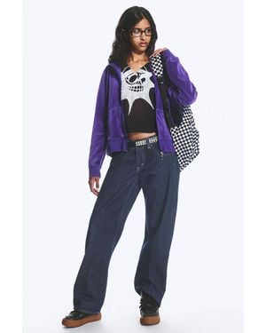 Cheap Monday Messy Low Rise Regular Straight Jeans - Blue