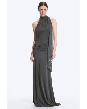 Weekday Halter Maxi Dress - White