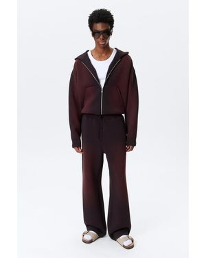 Weekday Washed Scuba Joggers - Purple