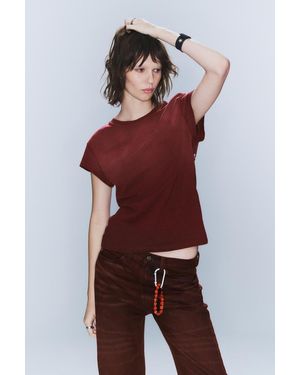 Cheap Monday Cm X Lb Fitted Short-Sleeved T-Shirt - Red
