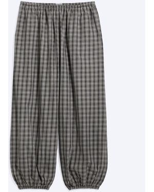 Weekday Low Rise Woven Balloon Trousers - Grey
