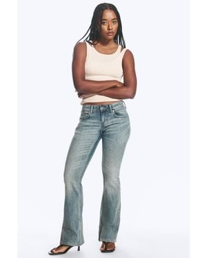 Weekday Hour Low Rise Skinny Bootcut Jeans - Multicolour