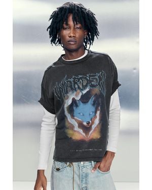 Weekday Boxy Printed Graphic T-Shirt - Grey