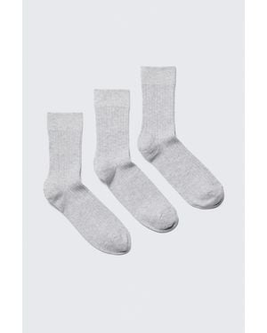 Weekday 3-Pack Selma Socks - White