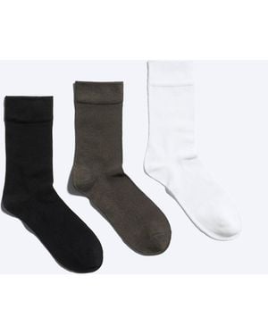 Weekday 3-Pack Viscose-Blend Socks - White